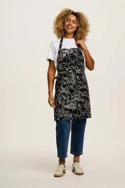 Lucy & Yak Ada - Cotton Apron in Artist Print by Marcello Fashion