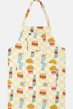 Lucy & Yak Ada - Cotton Apron in Fizzy Pop Print Outlet