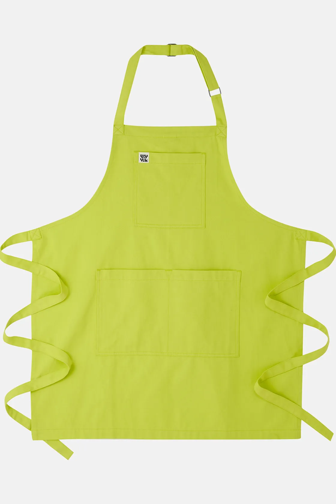 Lucy & Yak Ada - Cotton Apron in Lime Hot