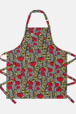 Lucy & Yak Ada - Cotton Apron in Poppy Comic Print Sale