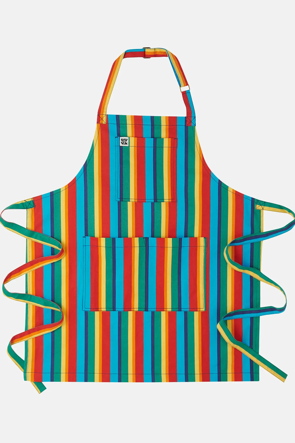 Lucy & Yak Ada - Cotton Apron in Rainbow Print Clearance