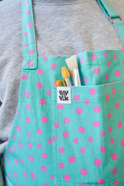 Lucy & Yak Ada - Cotton Apron in River Dot Print Sale