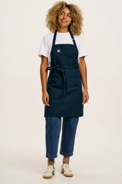 Lucy & Yak Ada - Cotton Apron in Vintage Navy Fashion