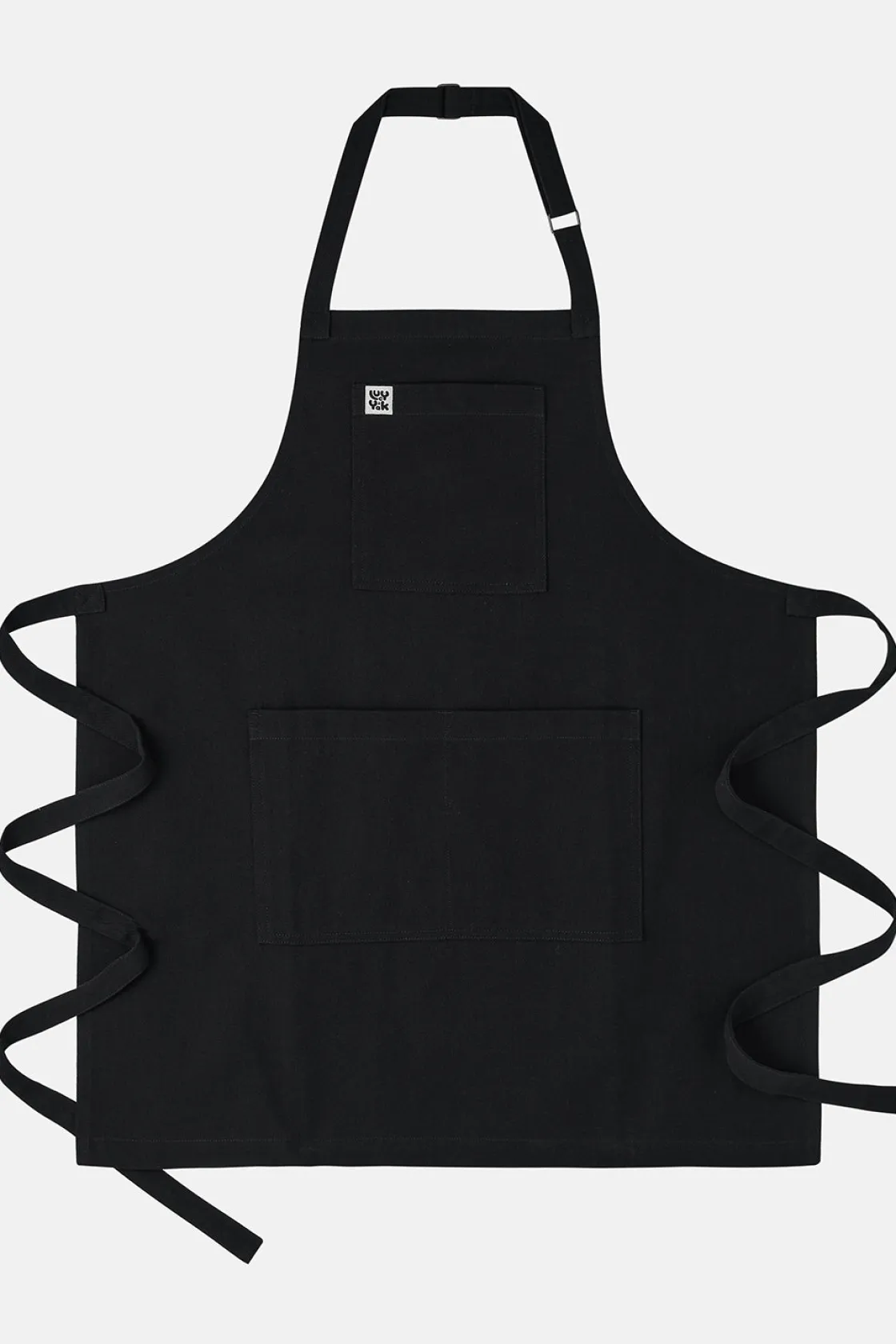 Lucy & Yak Ada - Heavyweight Cotton Apron in Black Hot
