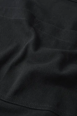 Lucy & Yak Ada - Heavyweight Cotton Apron in Black Hot