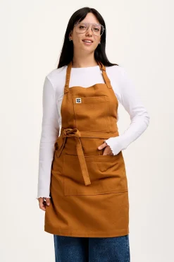 Lucy & Yak Ada - Heavyweight Cotton Apron in Tan Best