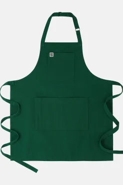 Lucy & Yak Ada - Heavyweight Cotton Apron in Posy Green Discount