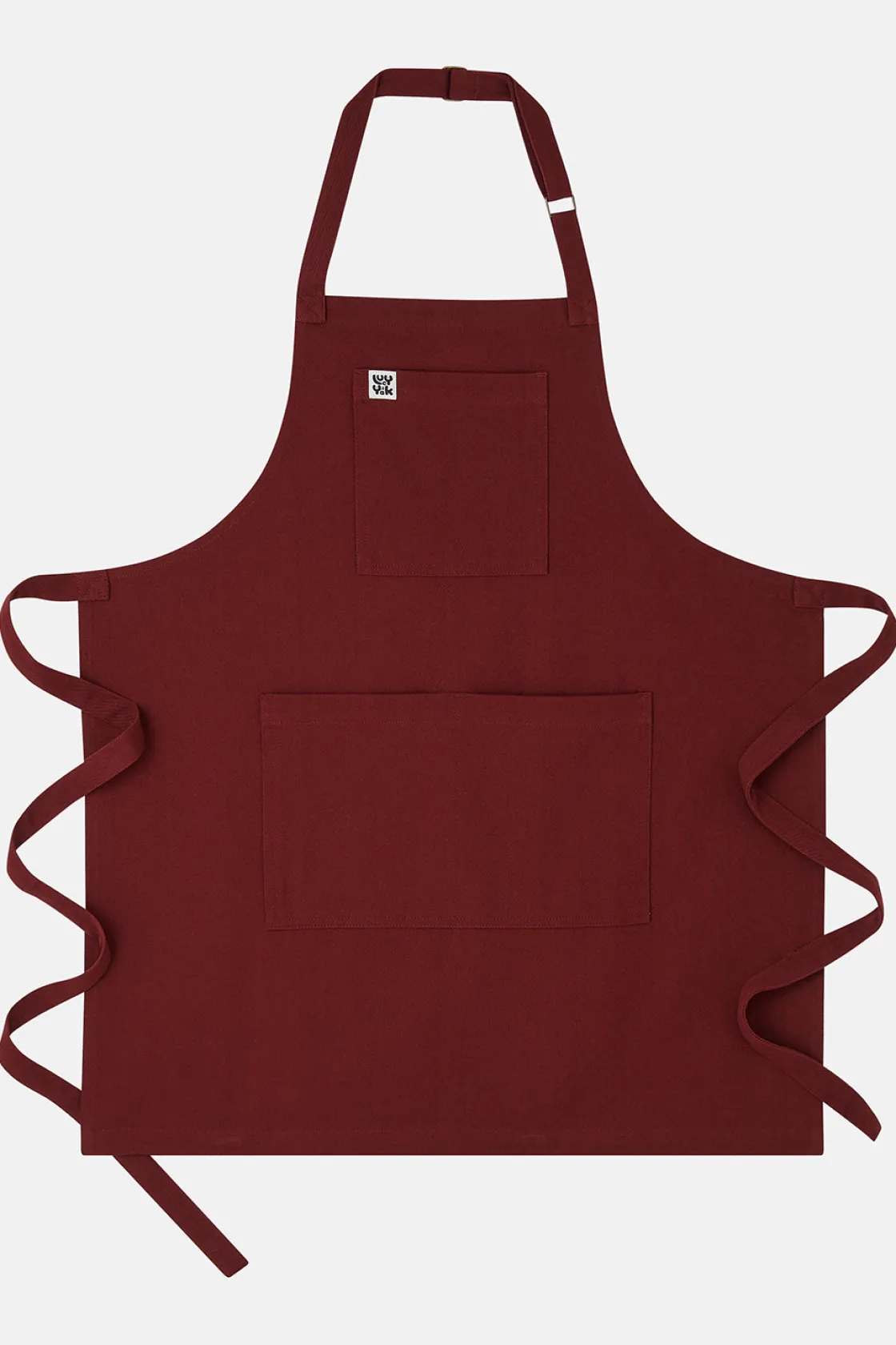 Lucy & Yak Ada - Heavyweight Cotton Apron in Maroon Best
