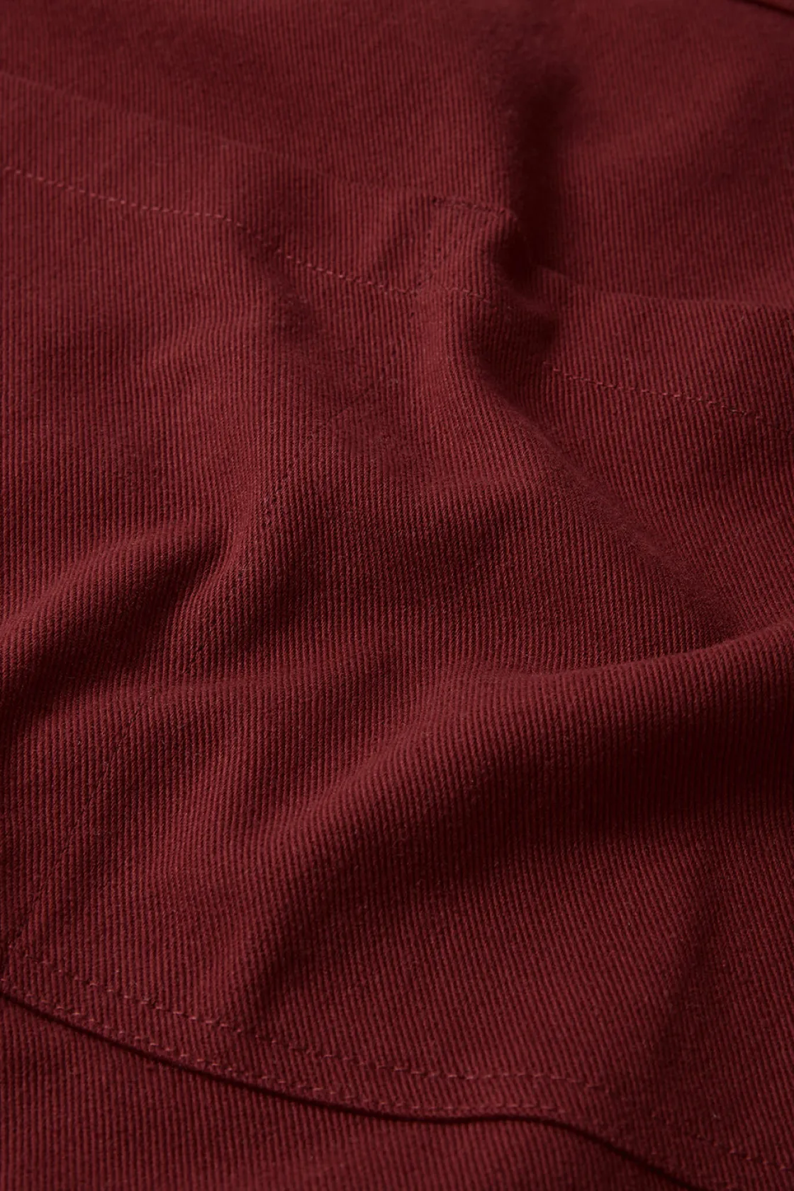 Lucy & Yak Ada - Heavyweight Cotton Apron in Maroon Best