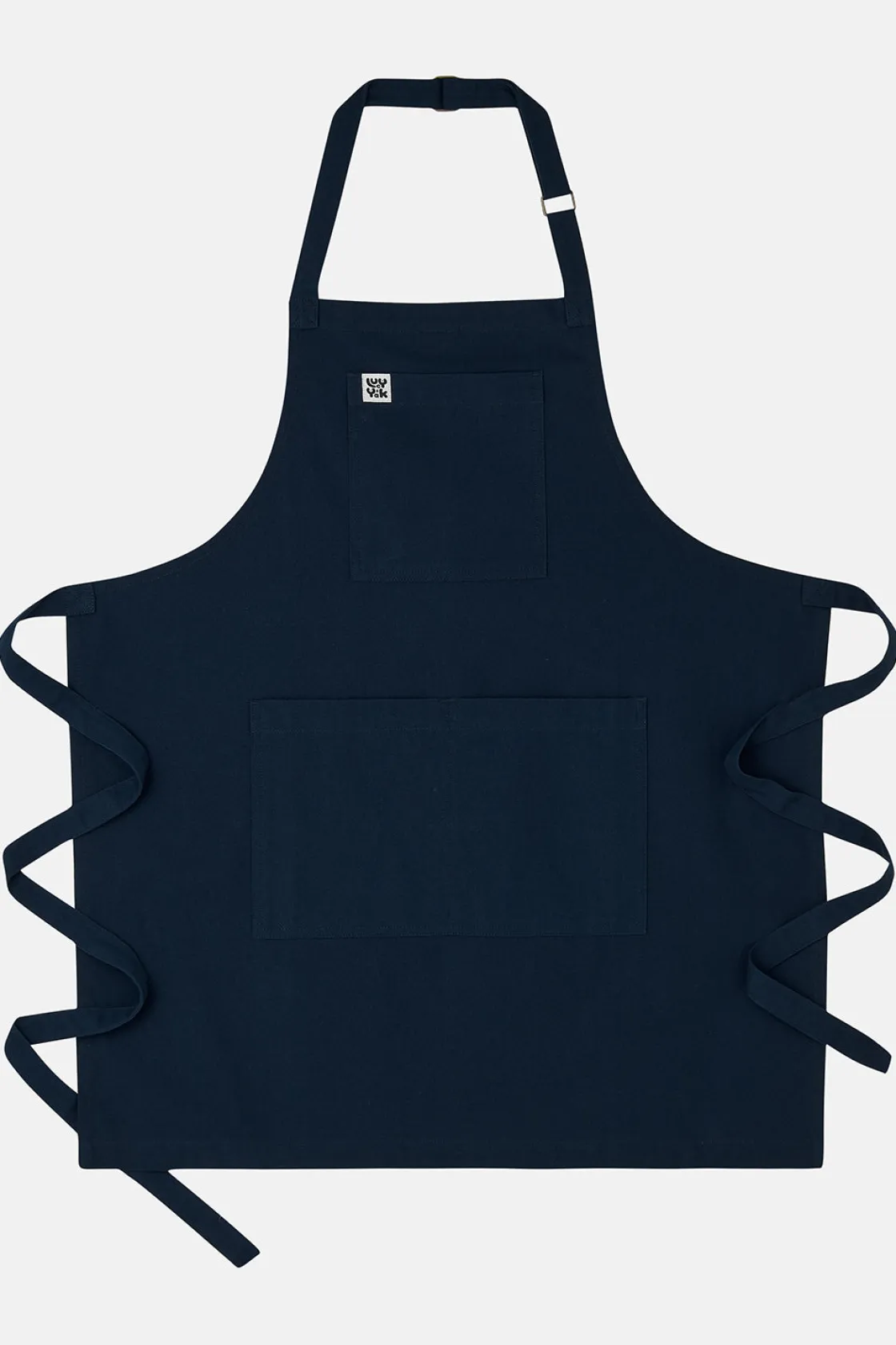 Lucy & Yak Ada - Midweight Cotton Apron in Navy New