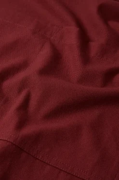 Lucy & Yak Ada - Midweight Cotton Apron in Maroon Online