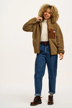 Lucy & Yak Addison - Tapered Denim Jeans in Mid Wash Blue Outlet