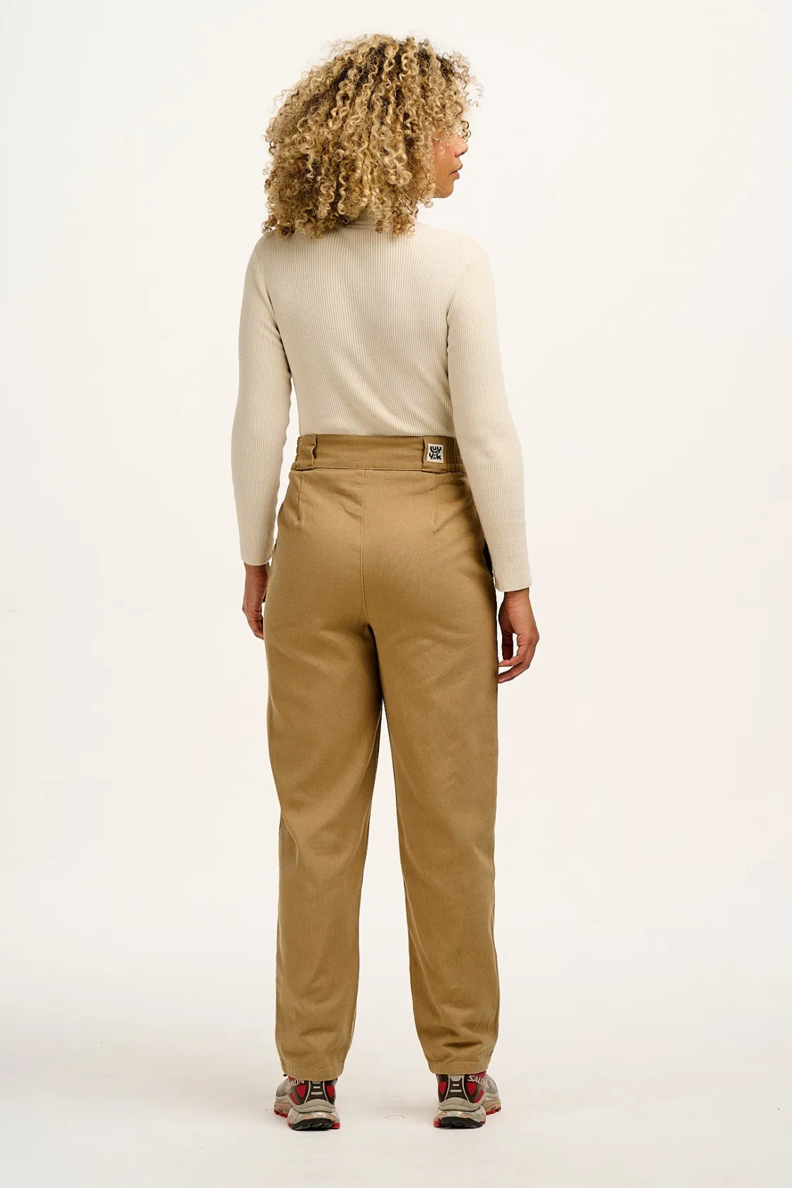 Lucy & Yak Addison - Tapered Twill Trousers in Vintage Tan Fashion