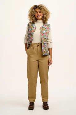 Lucy & Yak Addison - Tapered Twill Trousers in Vintage Tan Fashion