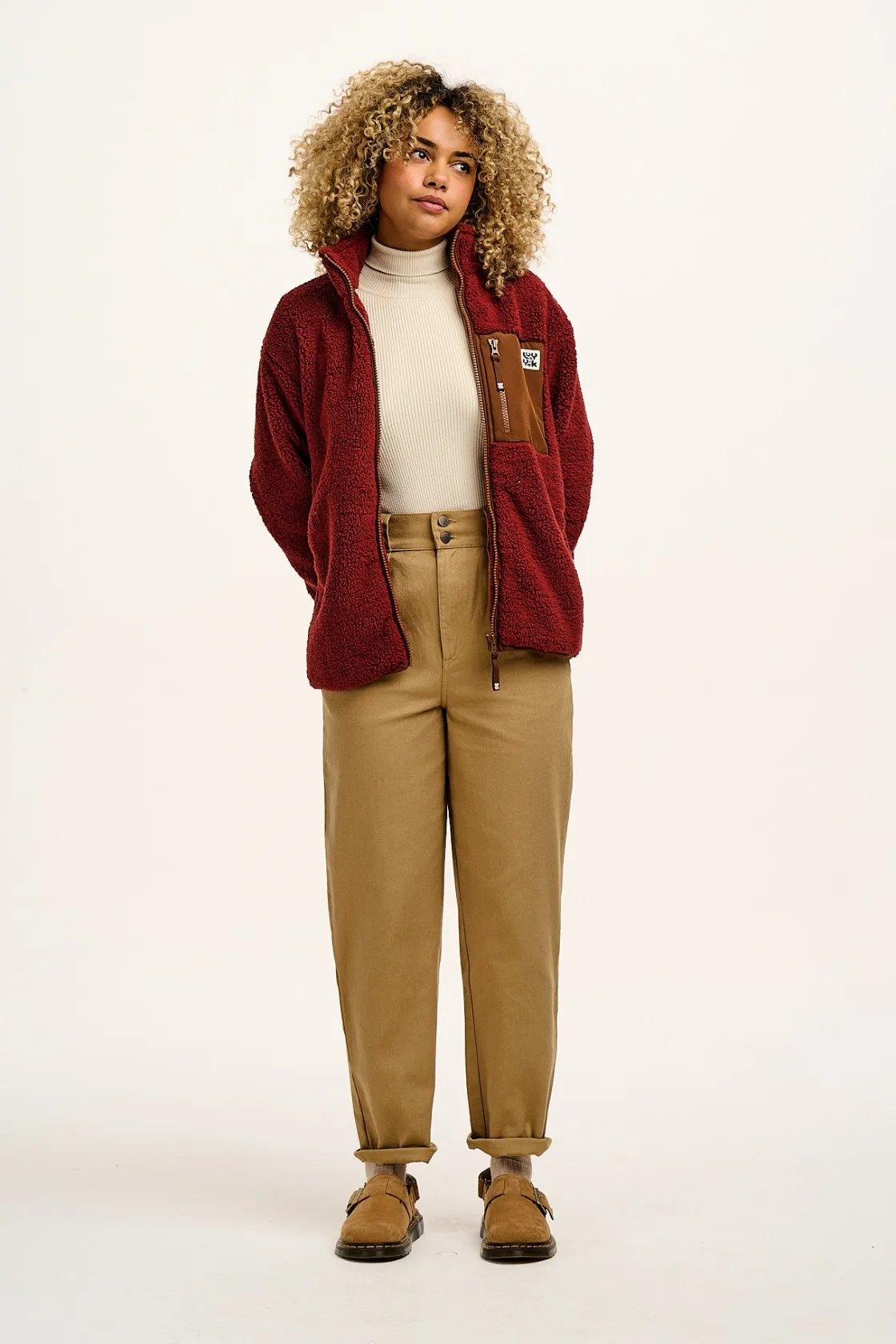 Lucy & Yak Addison - Tapered Twill Trousers in Vintage Tan Fashion