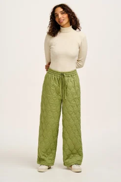 Lucy & Yak Aiden - Roll Neck Knitted Cotton Top in Pearl Best