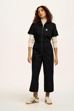 Lucy & Yak Aiden - Roll Neck Knitted Cotton Top in Pearl Best