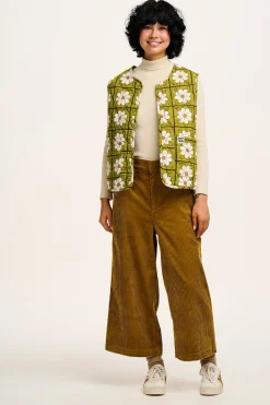 Lucy & Yak Aiden - Roll Neck Knitted Cotton Top in Pearl Best
