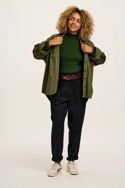 Lucy & Yak Alexa - Cotton Trousers in Black New