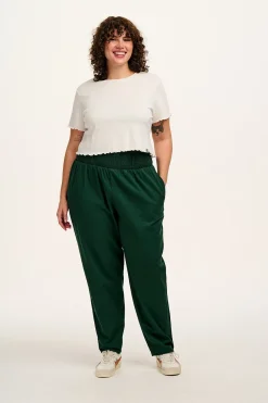 Lucy & Yak Alexa - Cotton Trousers in Posy Green Best