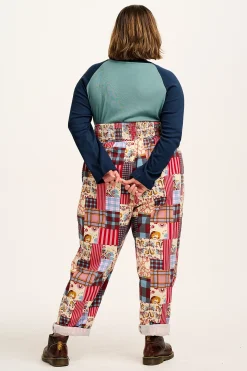 Lucy & Yak Alexa - Cotton Trousers in Donita Patchwork Sale
