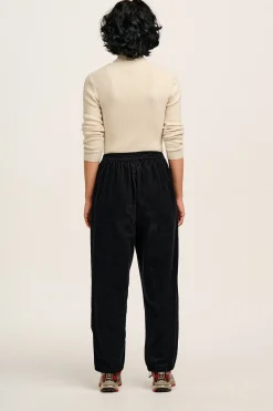 Lucy & Yak Billie - Corduroy Trousers in Black Clearance