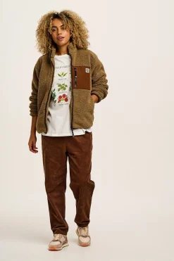 Lucy & Yak Billie - Corduroy Trousers in Oak Brown Hot