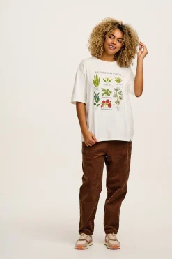 Lucy & Yak Billie - Corduroy Trousers in Oak Brown Hot