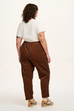 Lucy & Yak Billie - Corduroy Trousers in Oak Brown Hot