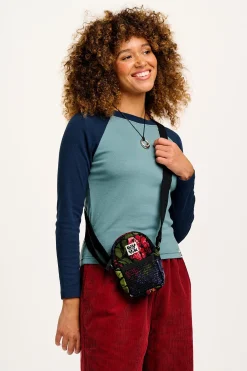 Lucy & Yak Brady - Crossbody Cotton Twill Bag in Maria Print Sale