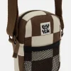 Lucy & Yak Brady - Crossbody Cotton Twill Bag in Cookies & Cream Checkerboard Print Online