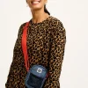 Lucy & Yak Brady - Crossbody Denim Bag in Mid Wash Blue Clearance