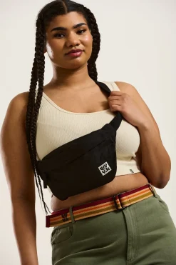 Lucy & Yak Brodie - Canvas Bumbag in Black Fashion