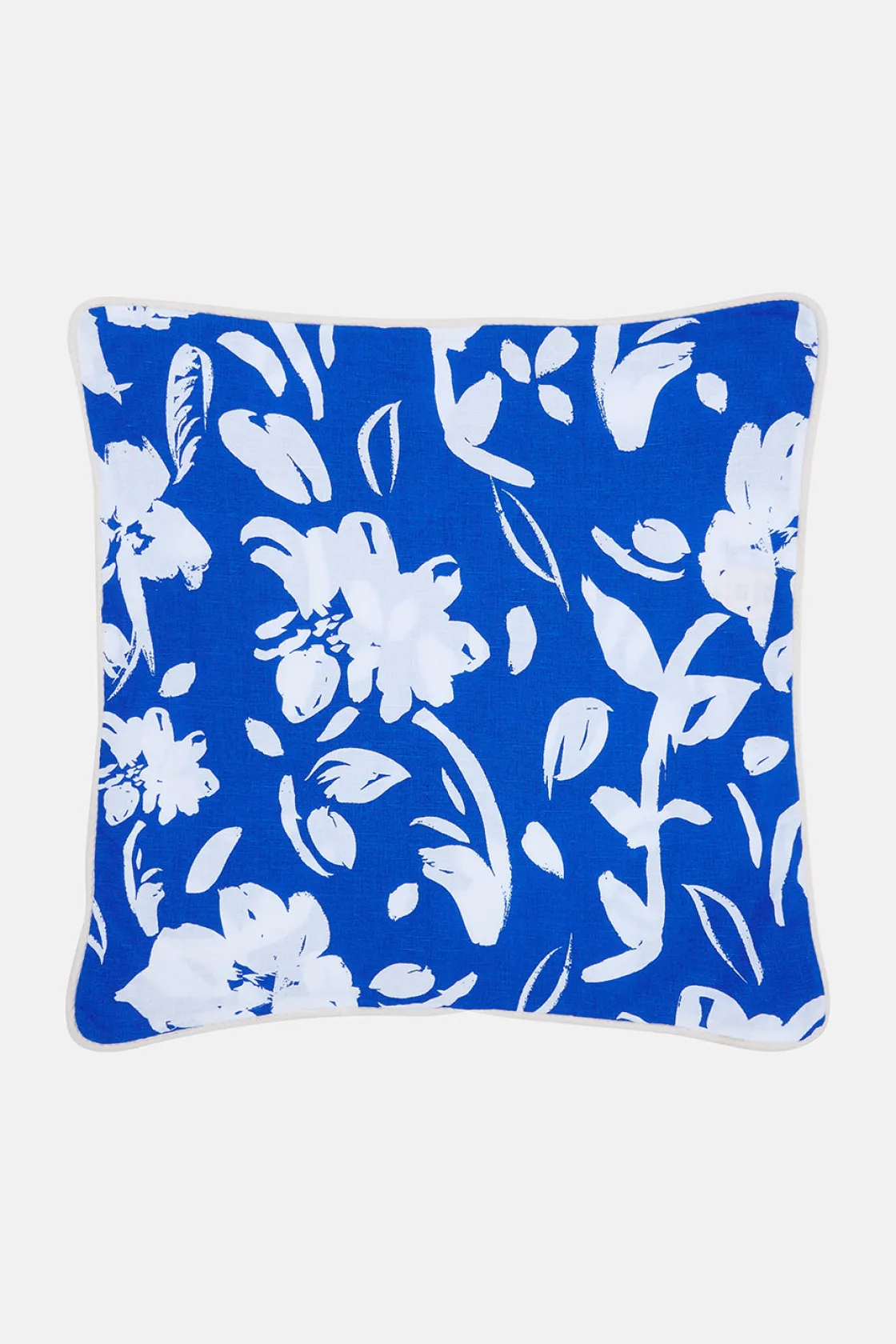 Lucy & Yak Bruna - Cushion Cover in Blue Bloom Print Hot