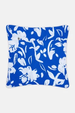 Lucy & Yak Bruna - Cushion Cover in Blue Bloom Print Hot