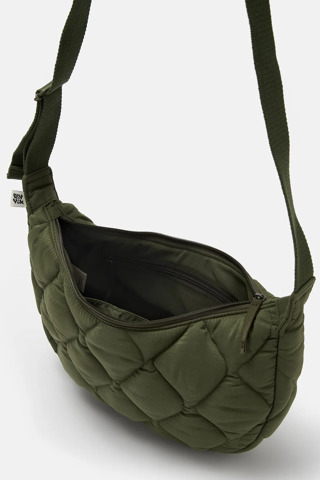 Lucy & Yak Bryony - Cross Body Bag in Ivy Green Discount