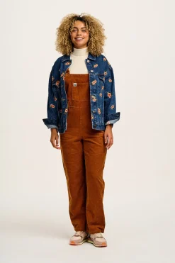 Lucy & Yak Callaway - Denim Jacket with Rose Embroidery Sale