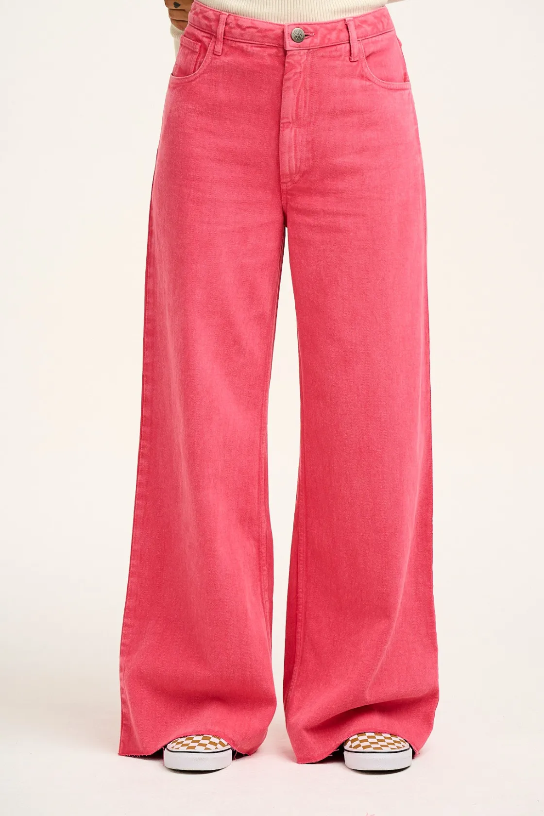 Lucy & Yak Carter - High Waisted Jeans in Pink Wash Online