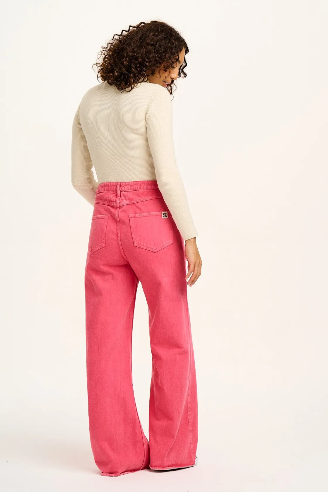 Lucy & Yak Carter - High Waisted Jeans in Pink Wash Online