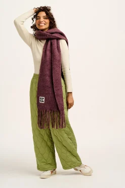 Lucy & Yak Chester - Quilted Cotton Trousers in Mosstone Green Discount