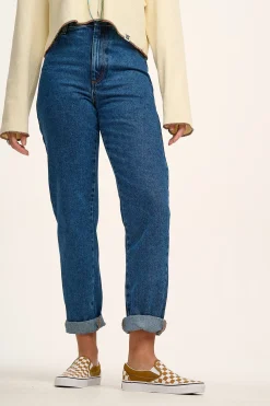 Lucy & Yak Dana - Mom Denim Jeans in Mid Wash Blue Fashion
