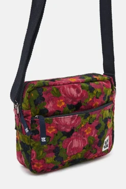 Lucy & Yak Dara - Crossbody Corduroy Bag in Rosetta Print Clearance