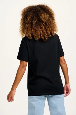 Lucy & Yak Denver - Cotton Tee in Black Hot