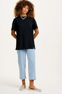Lucy & Yak Denver - Cotton Tee in Black Hot