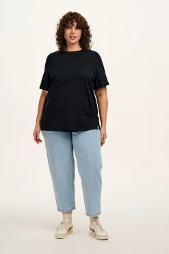 Lucy & Yak Denver - Cotton Tee in Black Hot