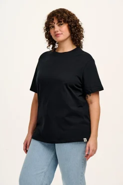 Lucy & Yak Denver - Cotton Tee in Black Hot