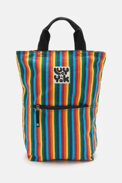 Lucy & Yak Dylan - Cotton Backpack in Rainbow Print Sale