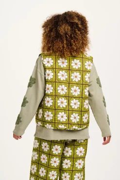 Lucy & Yak Emery - Reversible Quilted Gilet in Romneya Floral Print Sale
