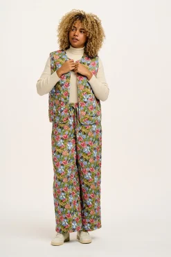 Lucy & Yak Emery - Reversible Quilted Gilet in Elsinore Floral Print Clearance