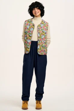 Lucy & Yak Emery - Reversible Quilted Gilet in Elsinore Floral Print Clearance